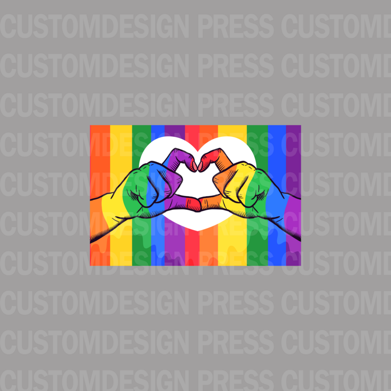 Love Hands PNG,  sublimation, POD, Digital Download Image