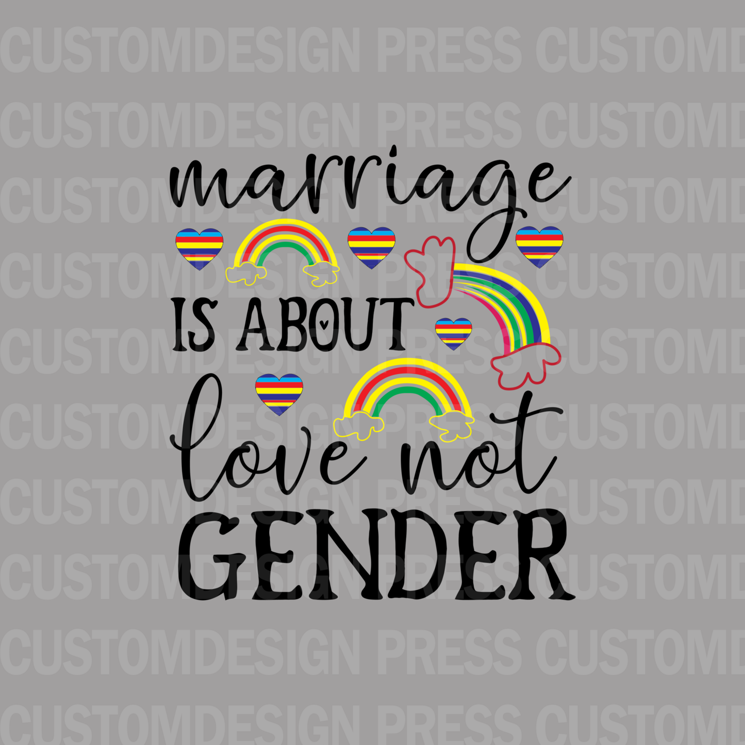 Marriage is about love PNG,  sublimation, POD, Digital Download Image