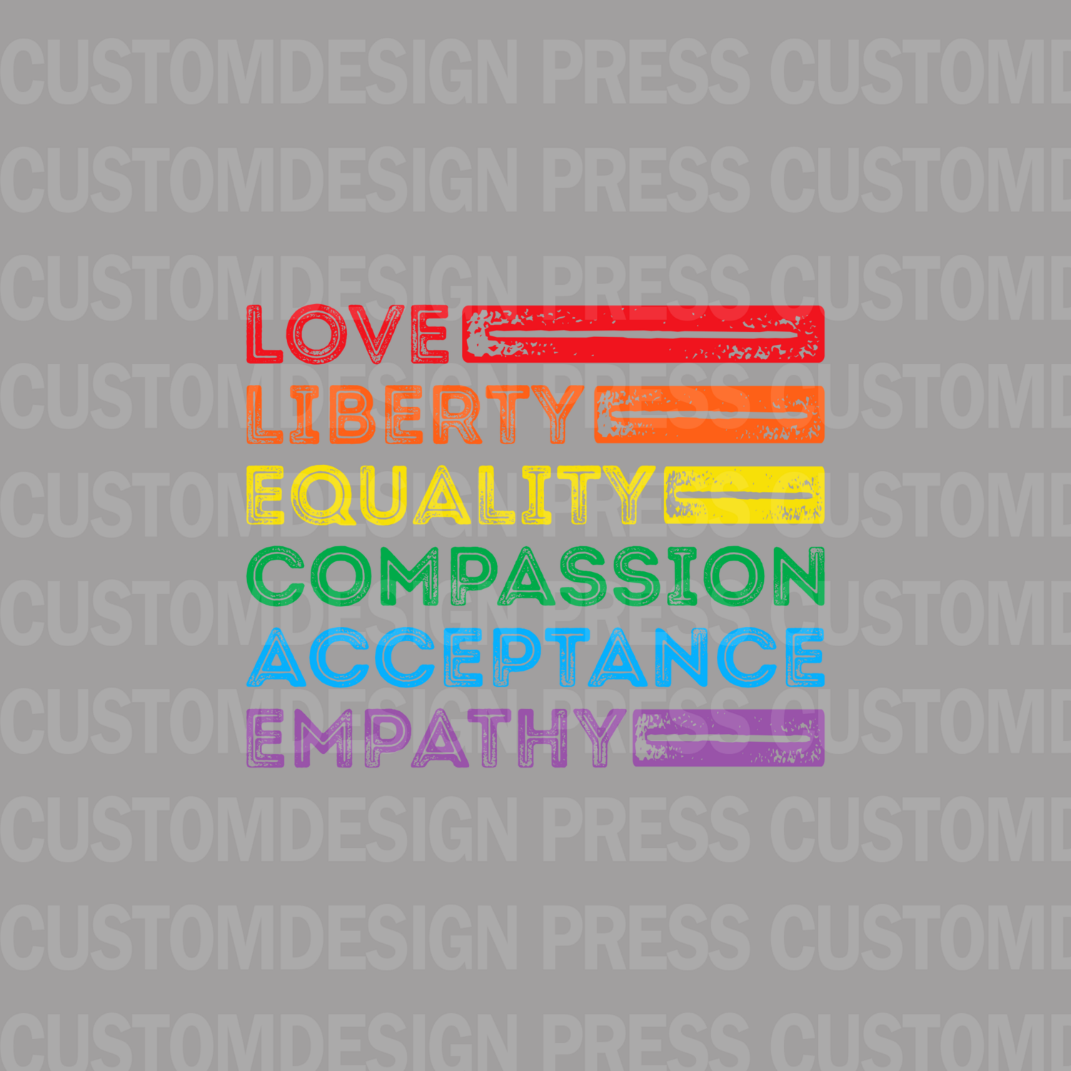 Pride Word Flag NG,  sublimation, POD, Digital Download Image