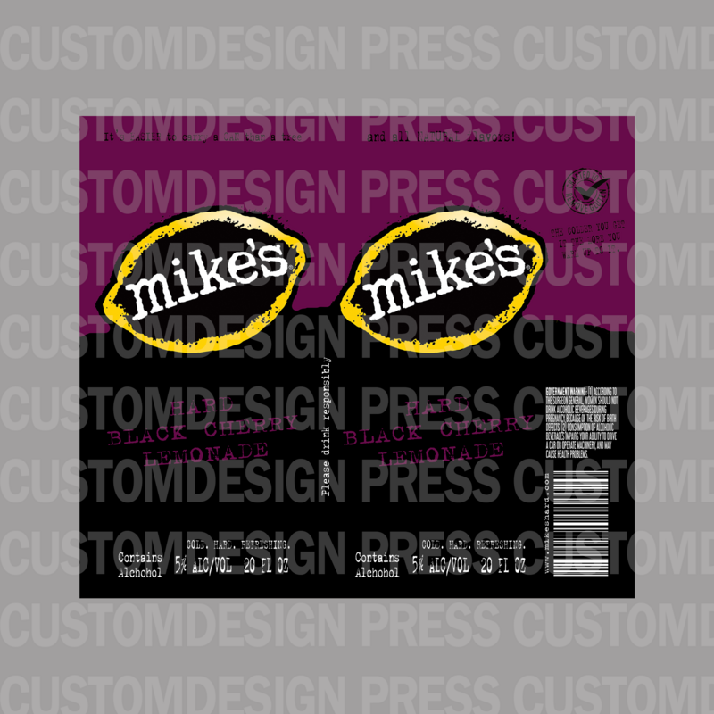 Mike&#39;s Hard Black Cherry Lemonade, 20 OZ Skinny Tumbler Wrap