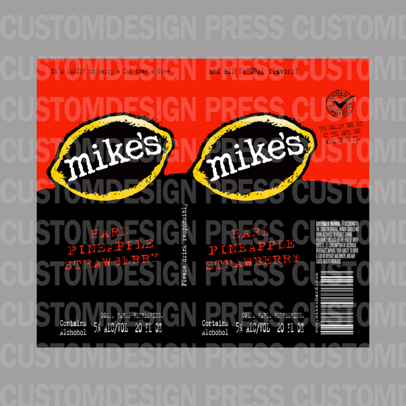 Mike&#39;s Hard Pineapple Strawberry Lemonade, 20 OZ Skinny Tumbler Wrap