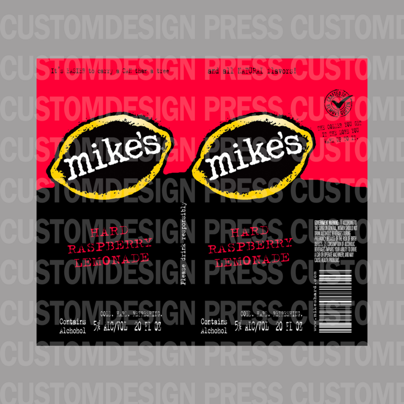Mike&#39;s Hard Raspberry  Lemonade, 20 OZ Skinny Tumbler Wrap
