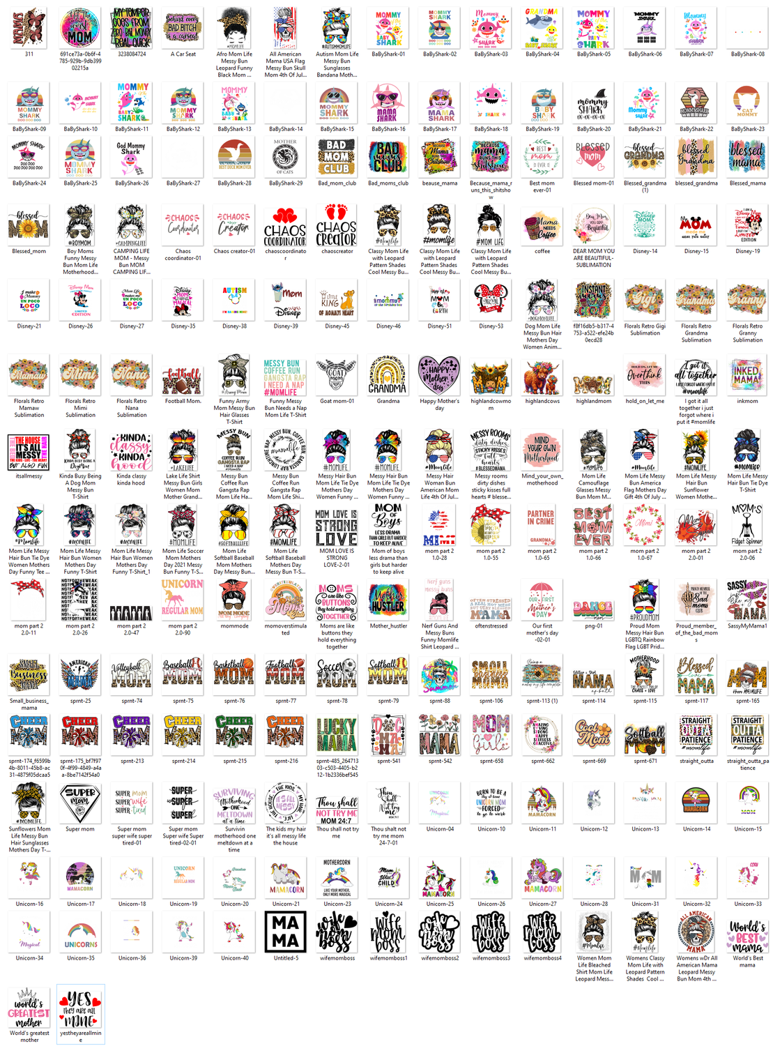 Mother&#39;s Day PNG Bundle