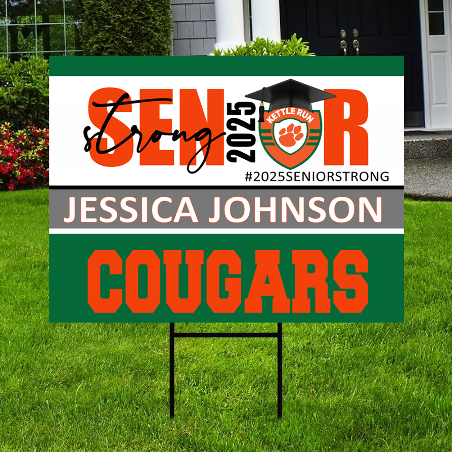 18x24 Custom Rising Senior Signs