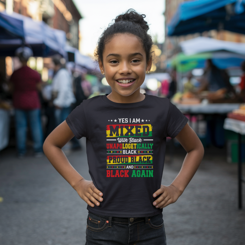 Yes, I'm Mixed Juneteenth Shirt