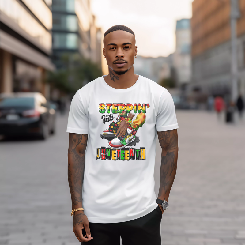 Steppin&#39; into Juneteenth Sneakers Shirt