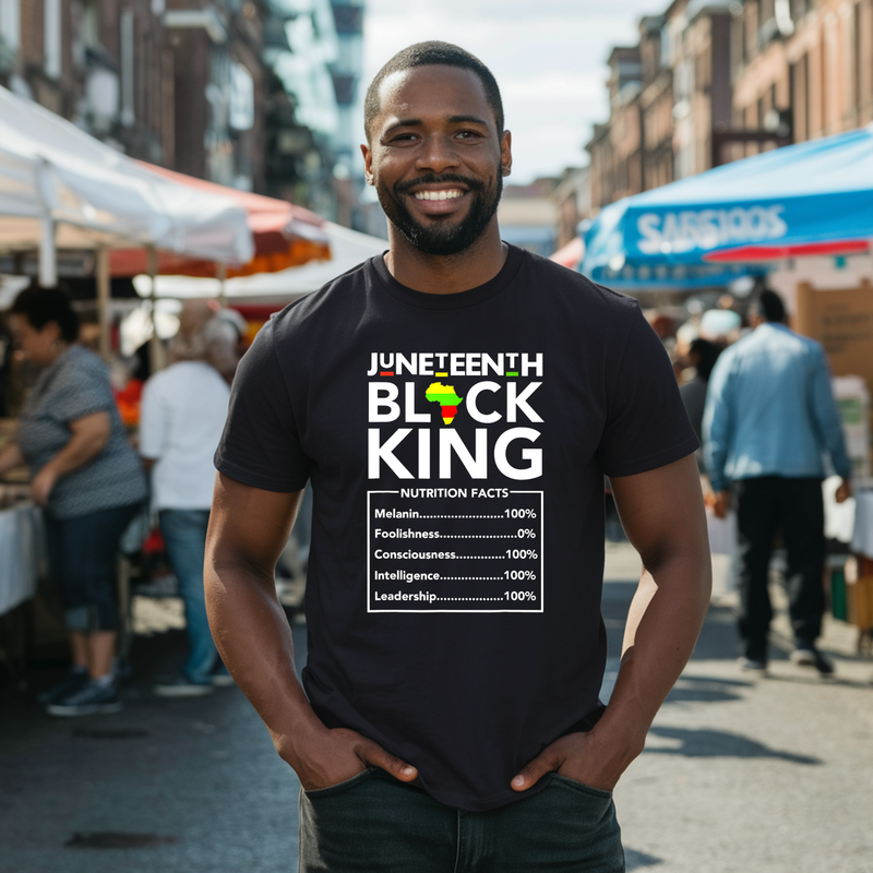 Juneteenth Black King Ingredients Shirt