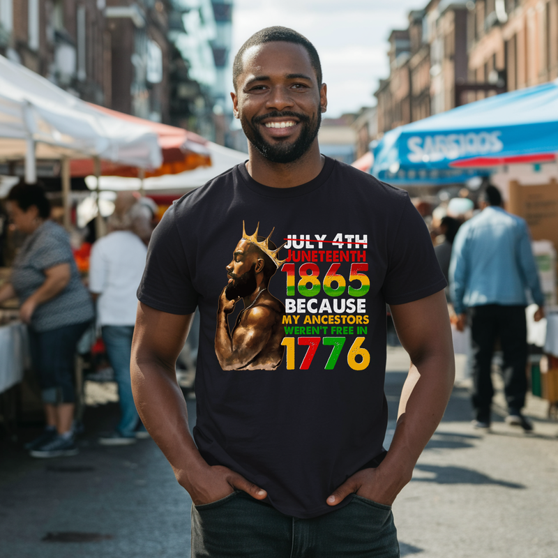 Juneteenth Black Because My Ancestors Weren&#39;t Free Shirt