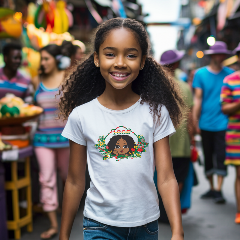 Kid&#39;s Juneteenth Florals Shirt