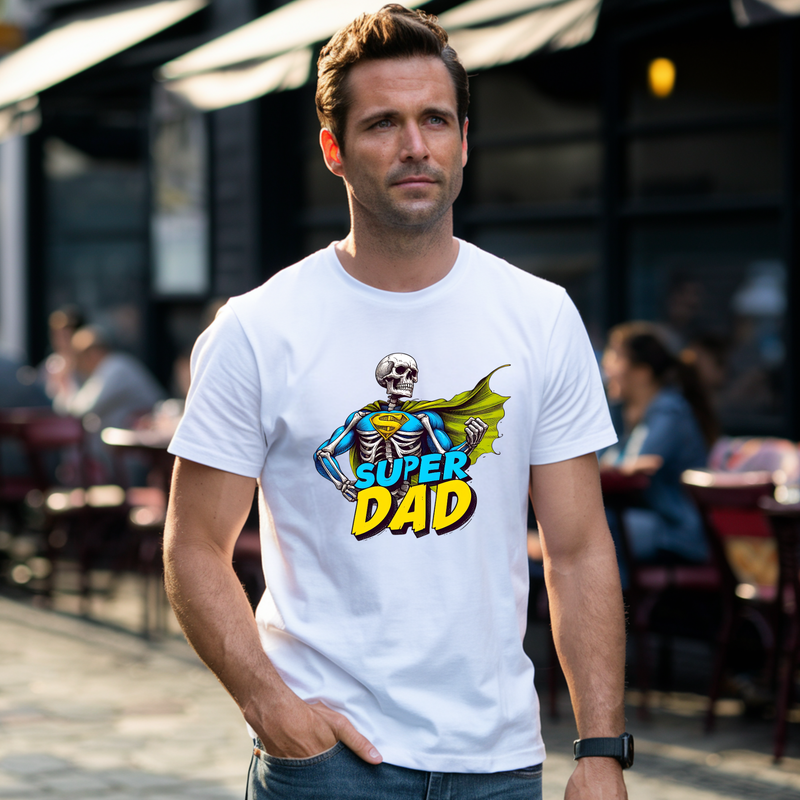 Skull Super Dad shirt