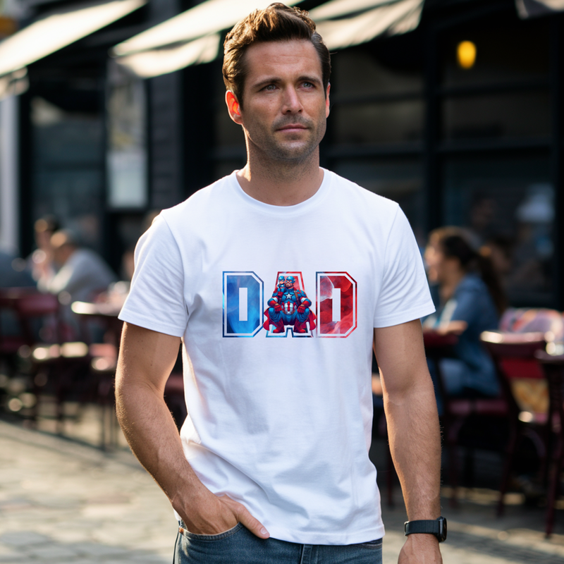 Captian America &amp; Son Dad shirt