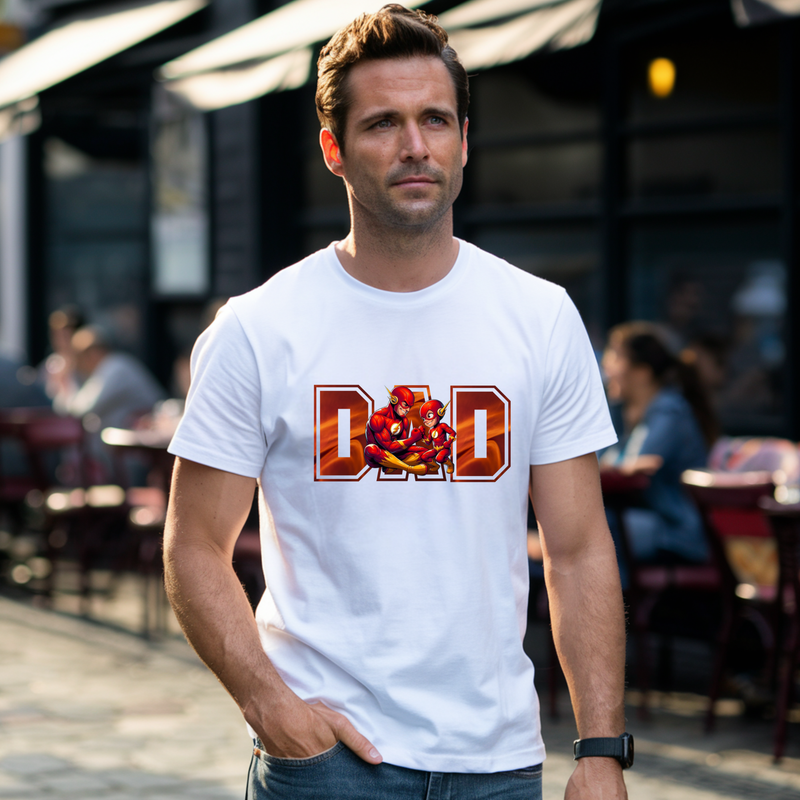 Flash &amp; Son Dad shirt