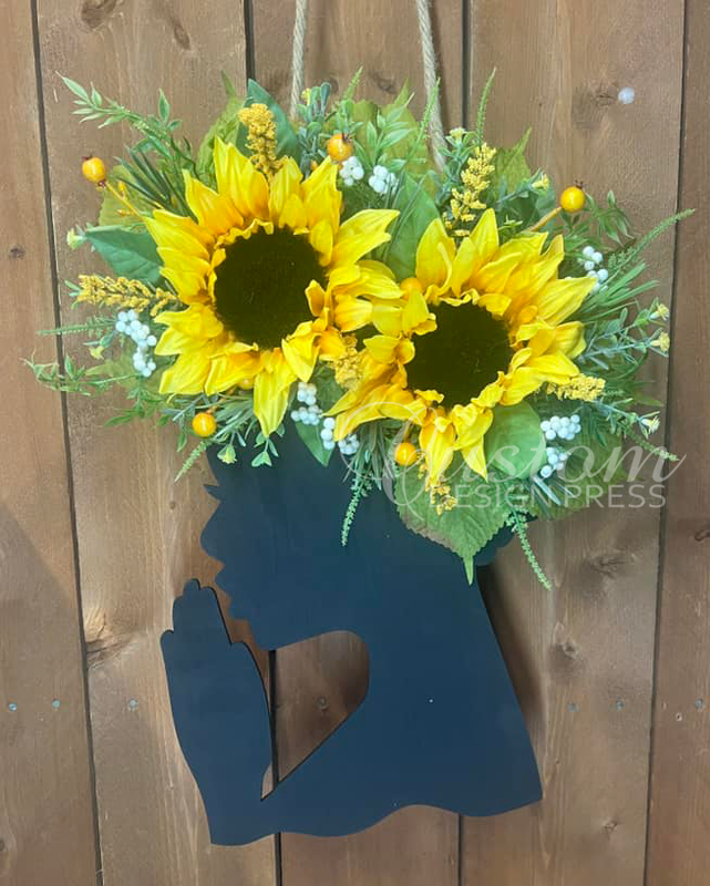 "Praying Goddess" Wreath