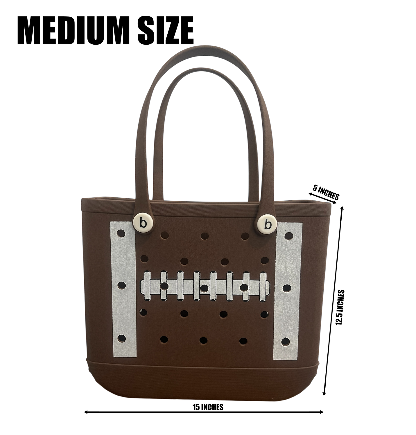 Football Theme Beach Bag