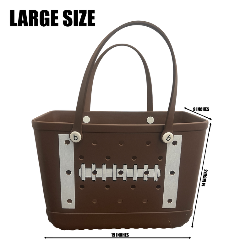 Football Theme Beach Bag