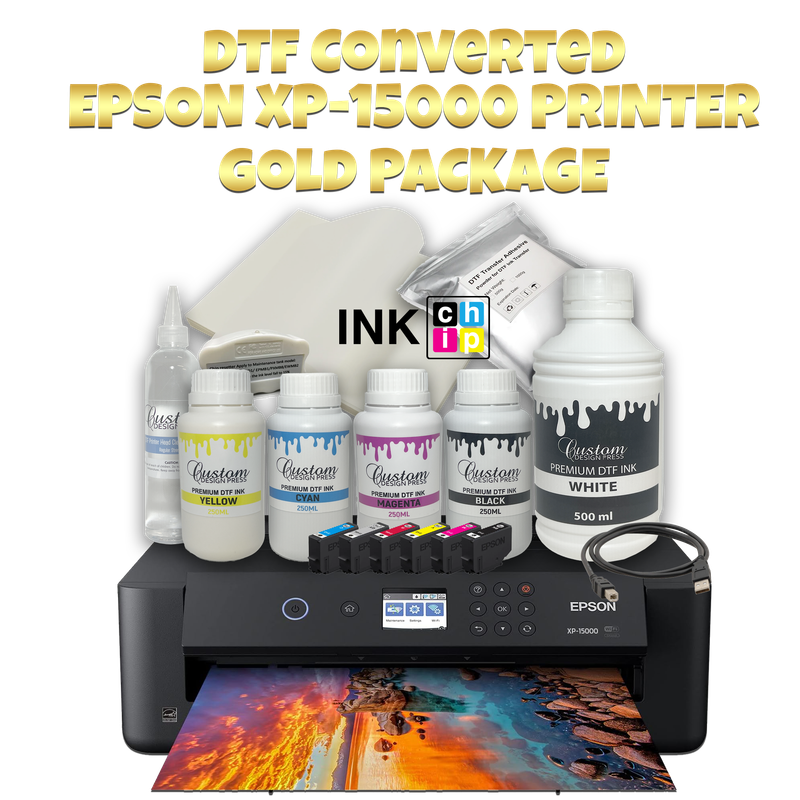 Gold - DTF Converted Epson XP-15000 printer bundles