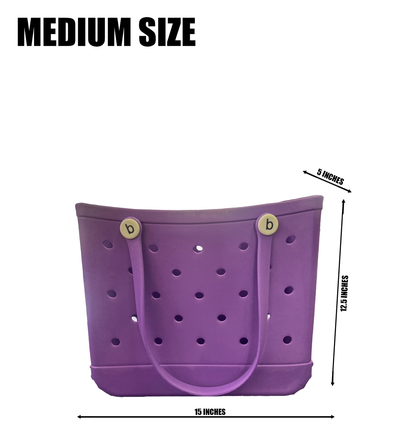 Purple Beach Bag