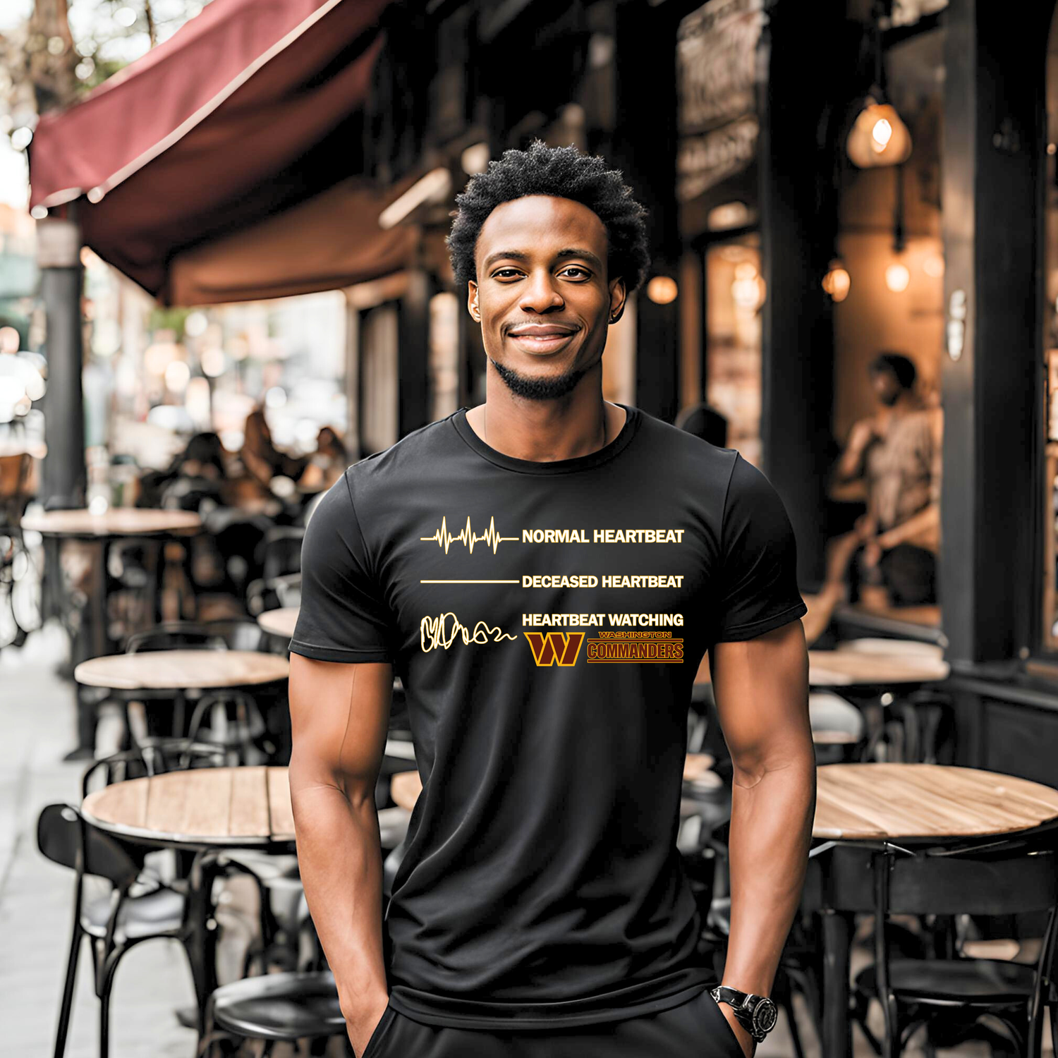 Commanders Heartbeat, Shirt Color: White