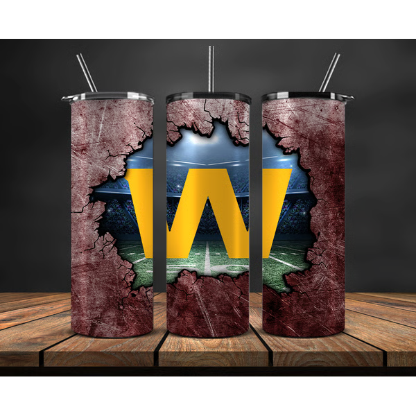 Washington Commanders Field 20 oz UV Printed Tumbler
