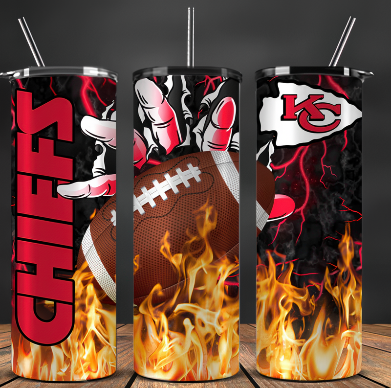 Kansas City Chiefs Fan Tumbler - 20 oz