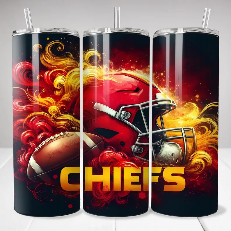 Chiefs 20 oz Tumbler with UV Print