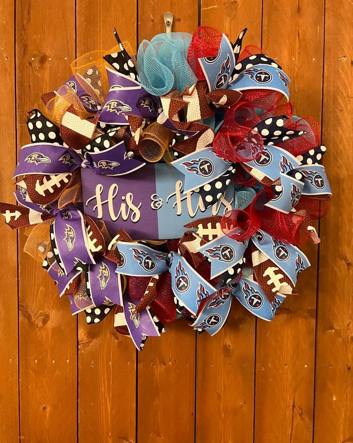 Dodgers Custom Wreath