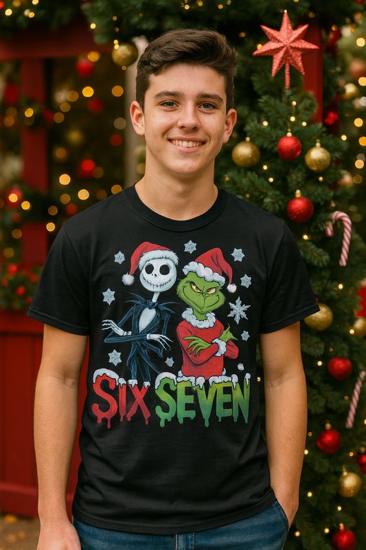 Jack &amp; Grinch Christmas T-Shirt – Funny Holiday Tee