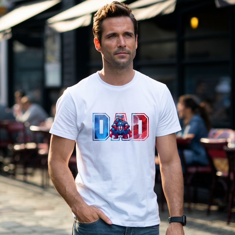 Captian America &amp; Son Dad shirt