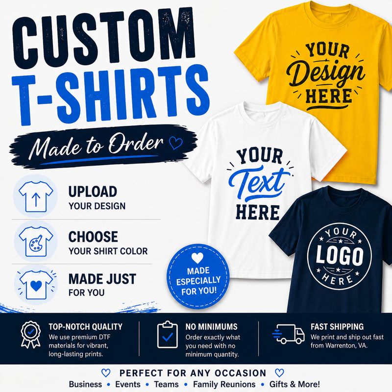 Custom T-shirts Made to Order