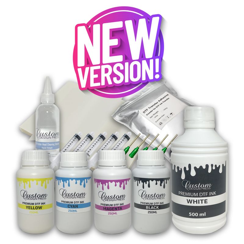 🛠️ Premium DTF Supply Bundle – Ink, Film, Powder &amp; Cleaning Solution | All-in-One Starter Kit