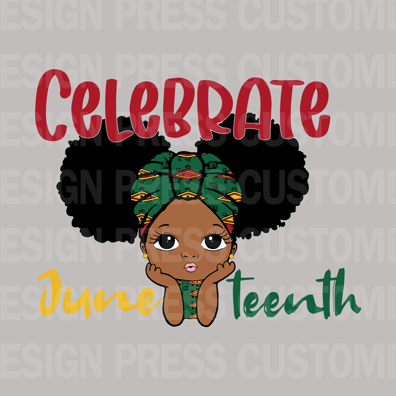 Celebrate Juneteenth PNG – Digital Download
