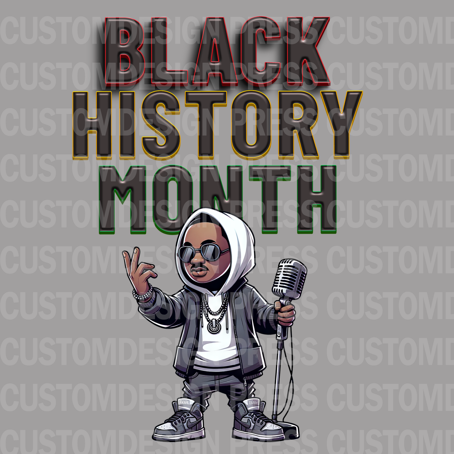 Black History Month Dr. Martin Luther King PNG – Digital Download