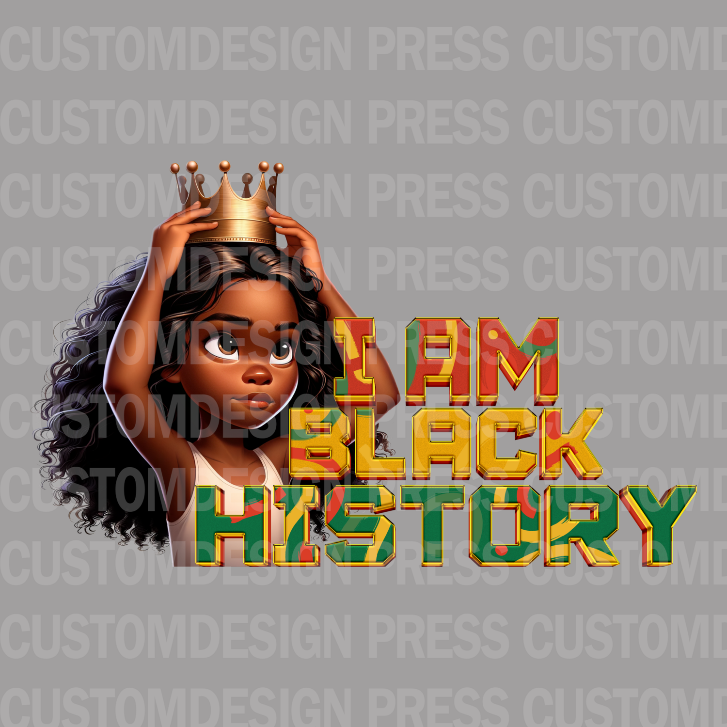 I Am Black History Girl PNG – Digital Download