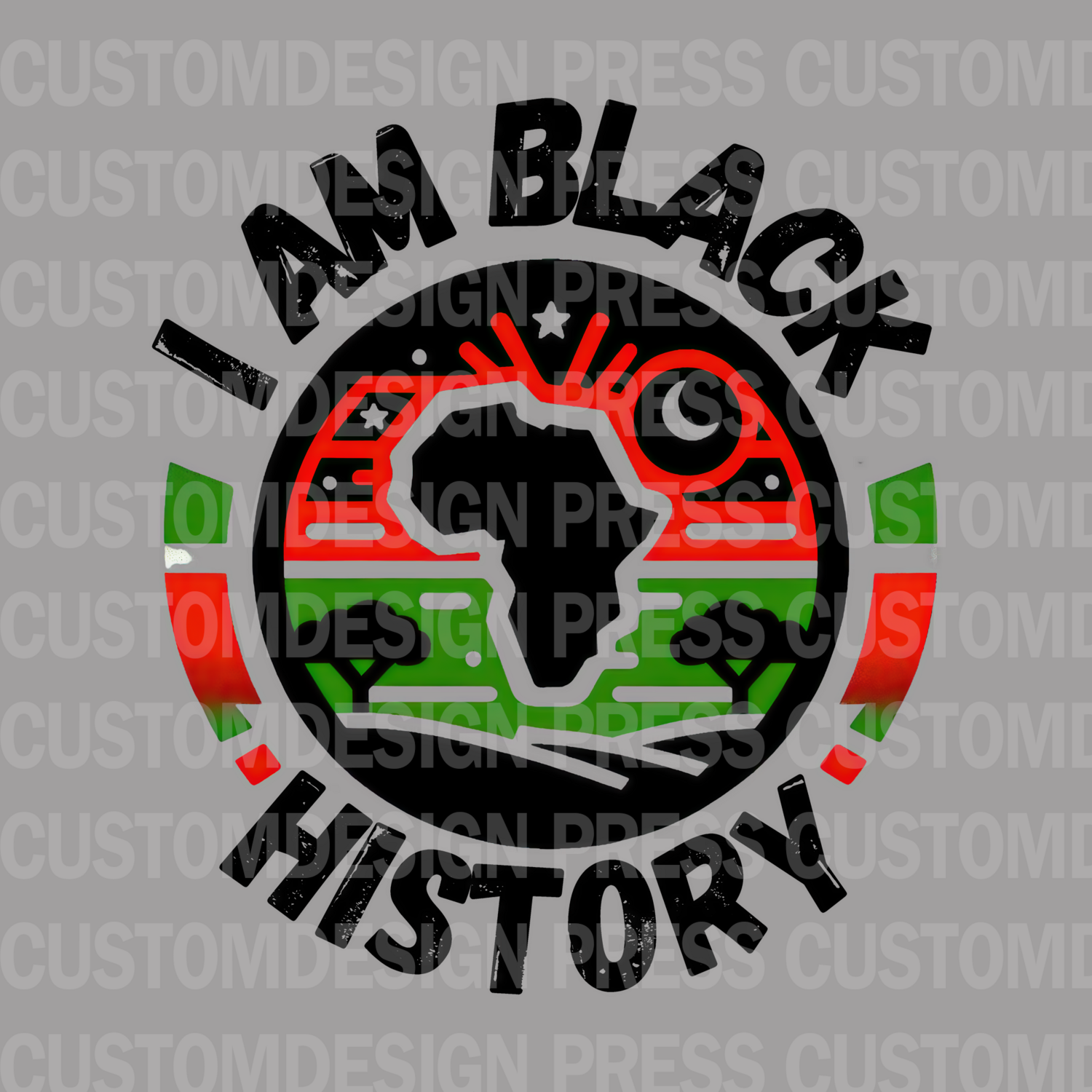 I Am Black History Africa PNG – Digital Download