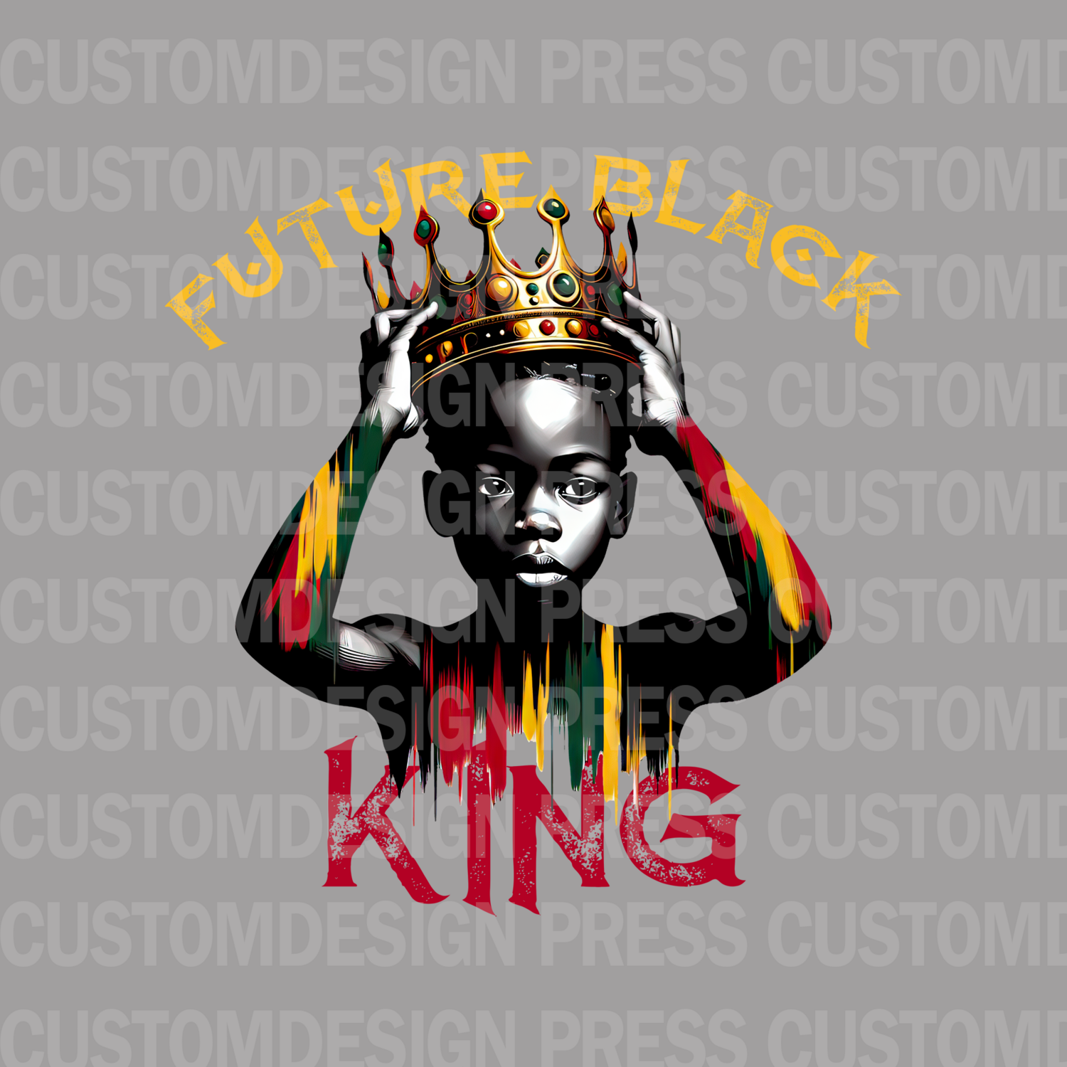 Future Black King PNG – Digital Download