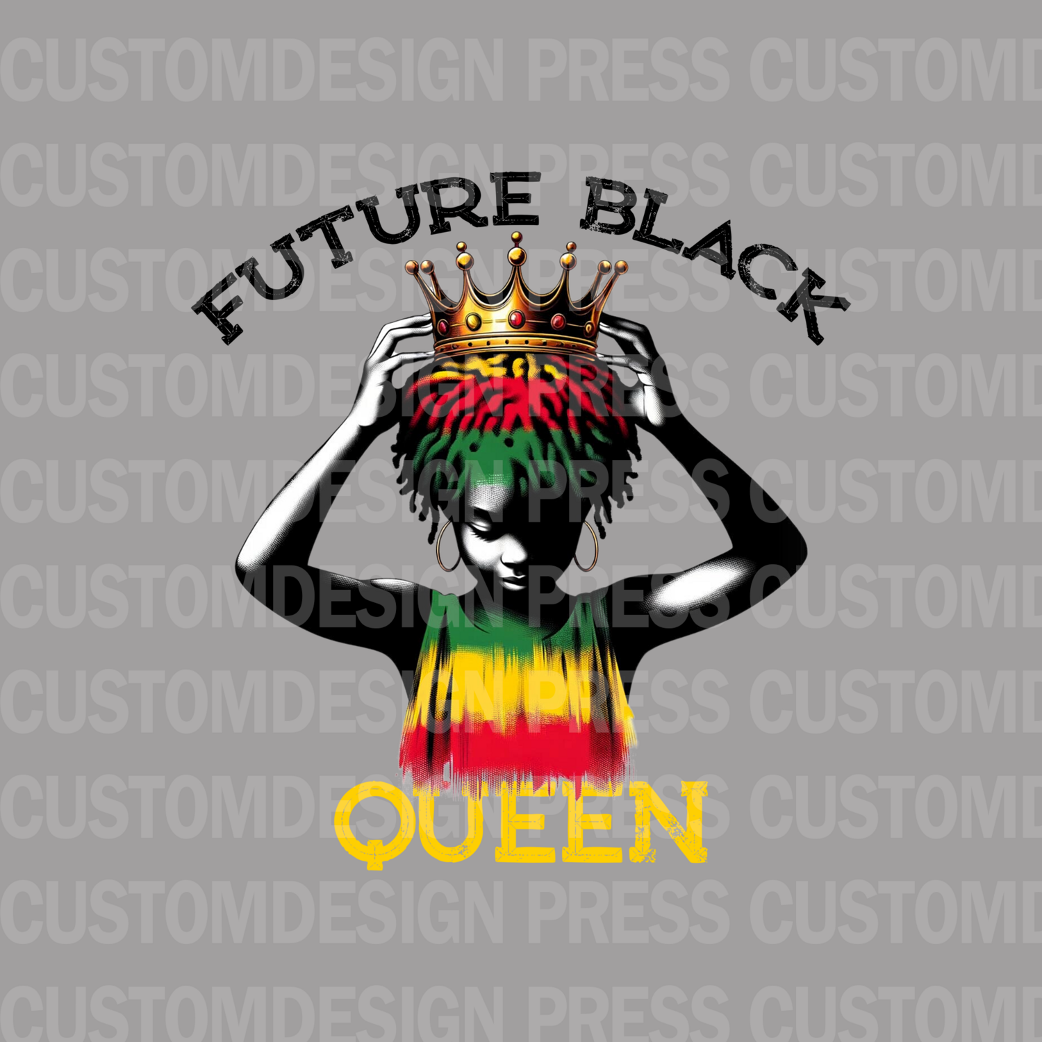 Future Black Queen PNG – Digital Download