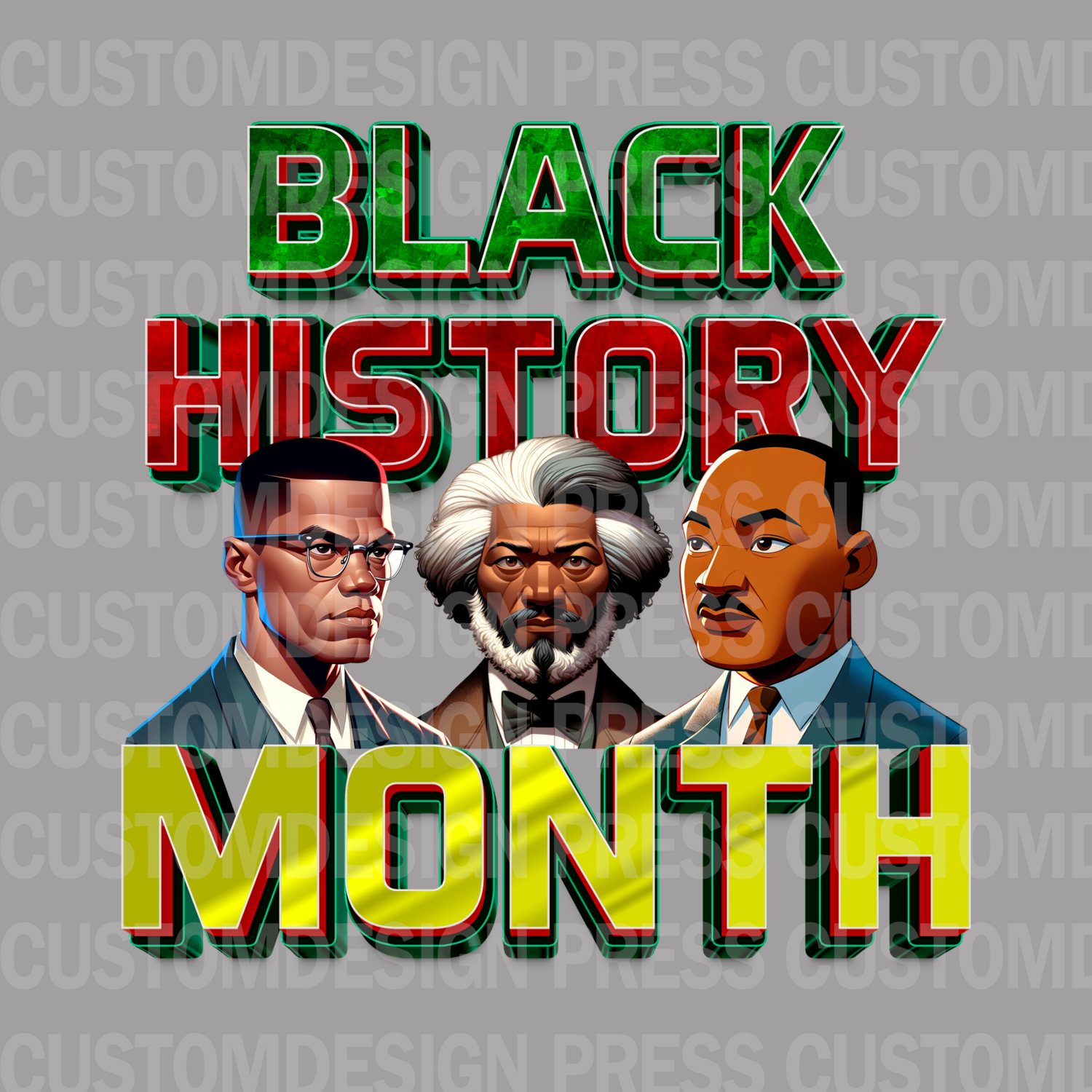 Black History Month Men PNG – Digital Download