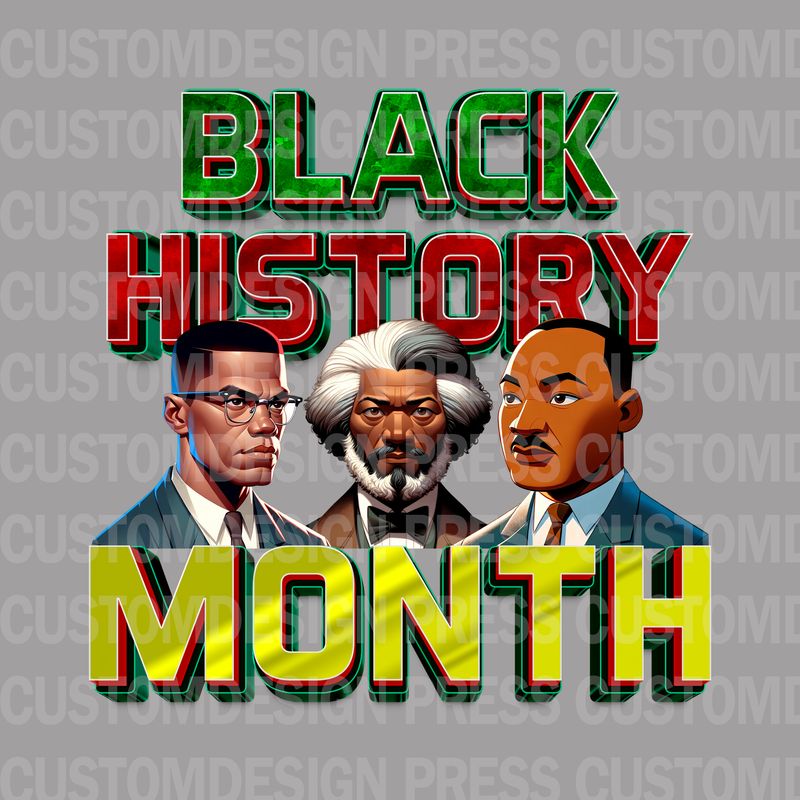 Black History Month Men PNG – Digital Download