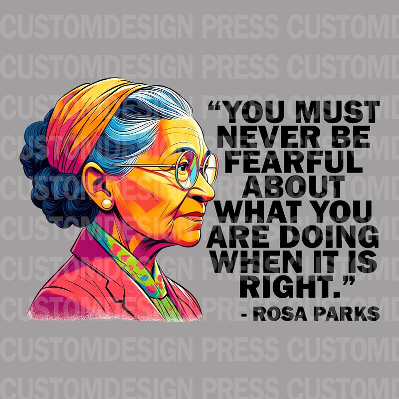 Rosa Parks Black Font