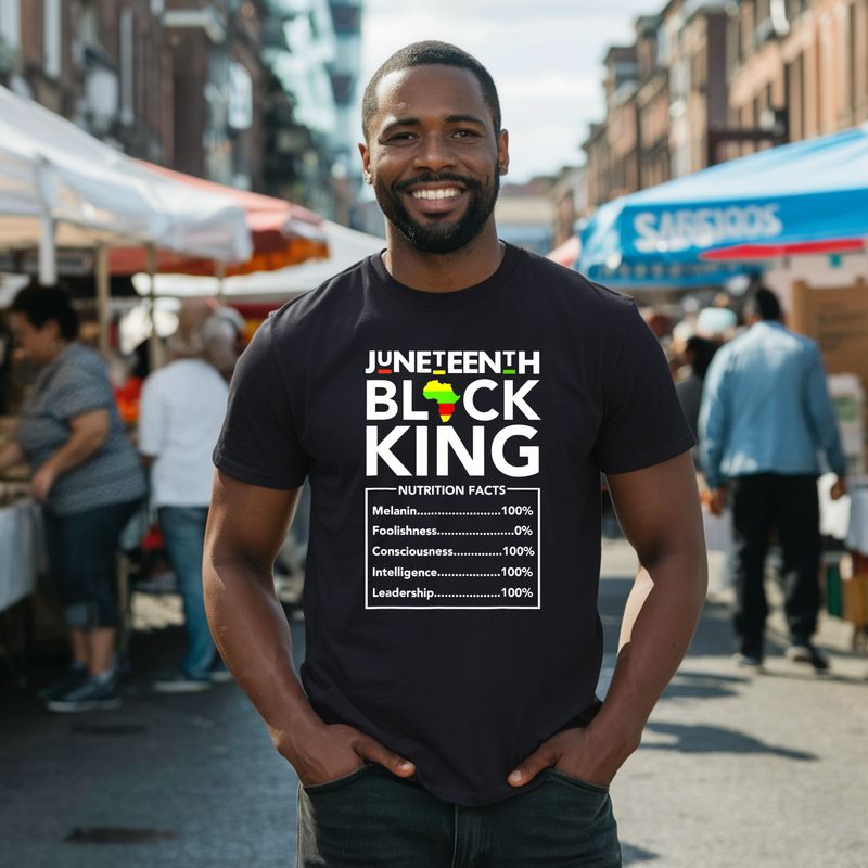 Juneteenth Black King Ingredients Shirt