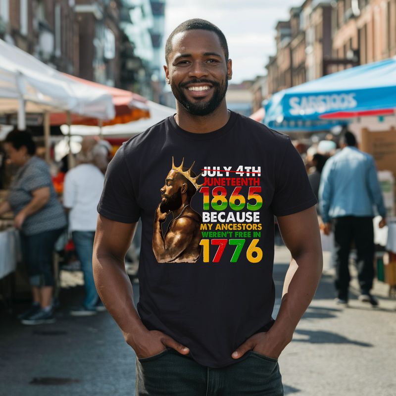 Juneteenth Black Because My Ancestors Weren't Free Shirt