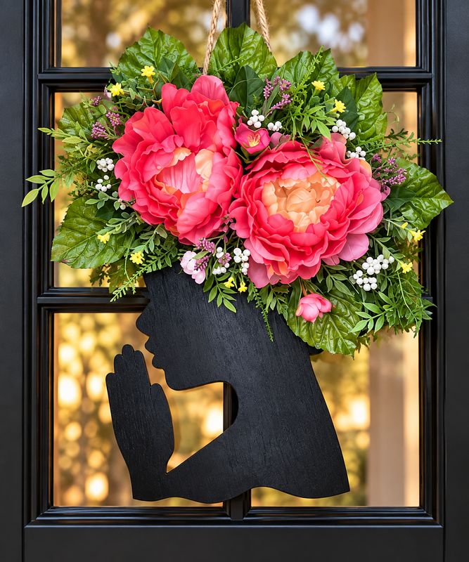 "Praying Goddess" Wreath