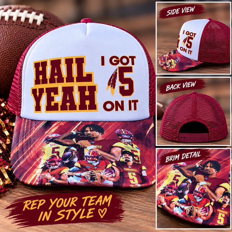 "Hail Yeah – I Got 5 On It” Football Fan Hat - Other teams available