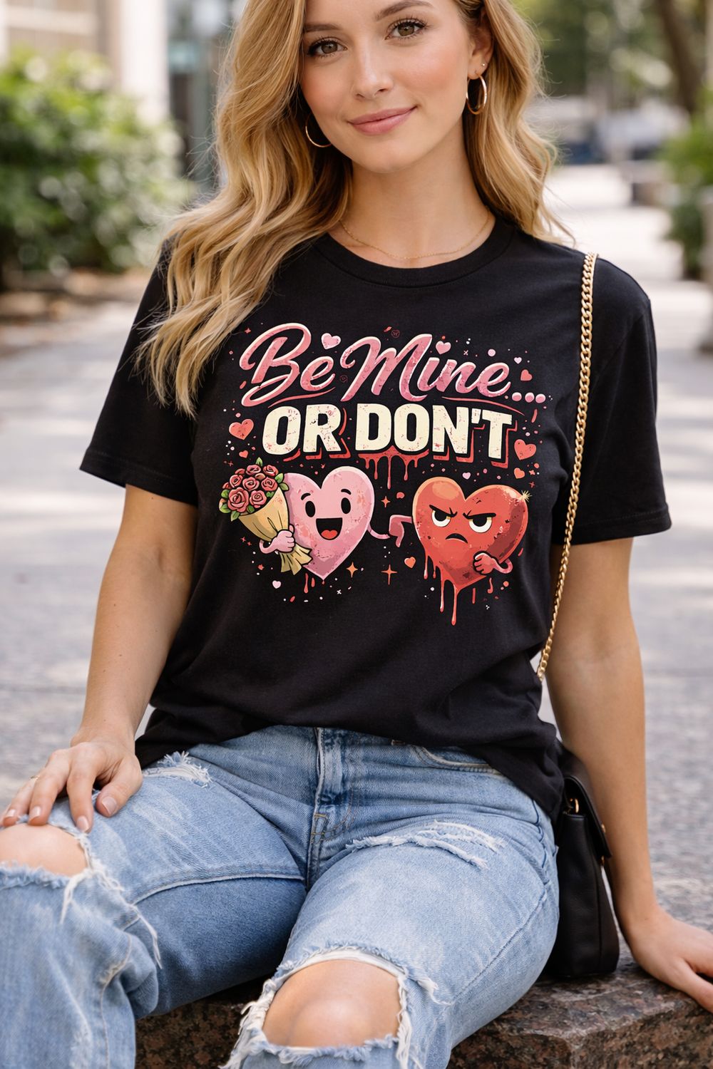 Be Mine… Or Don’t Valentine T-Shirt | Funny Anti-Valentine Shirt | Sassy Valentine Outfit