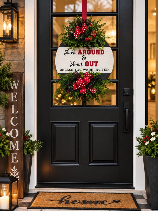 15" Sassy Custom Door Hanger – Made to Order