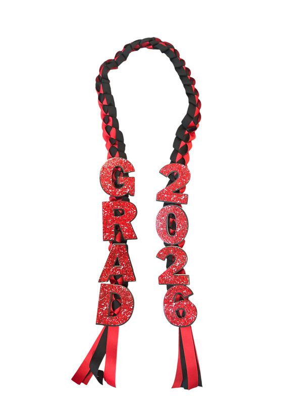 Handmade Graduation Ribbon Lei, Custom Graduation Lei 2026, Graduation Gift