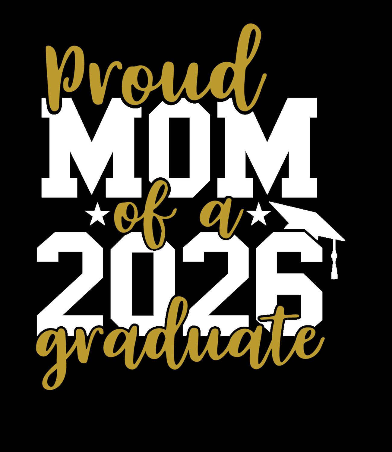 Custom Black 2026 Graduate shirts