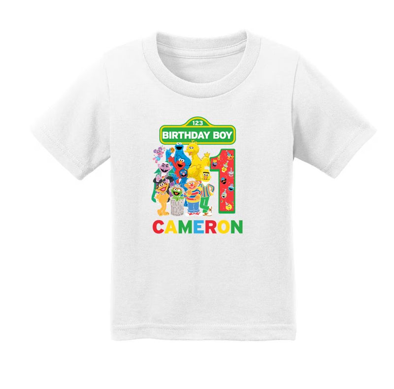 Custom Family Basketball Themed Birthday Shirts