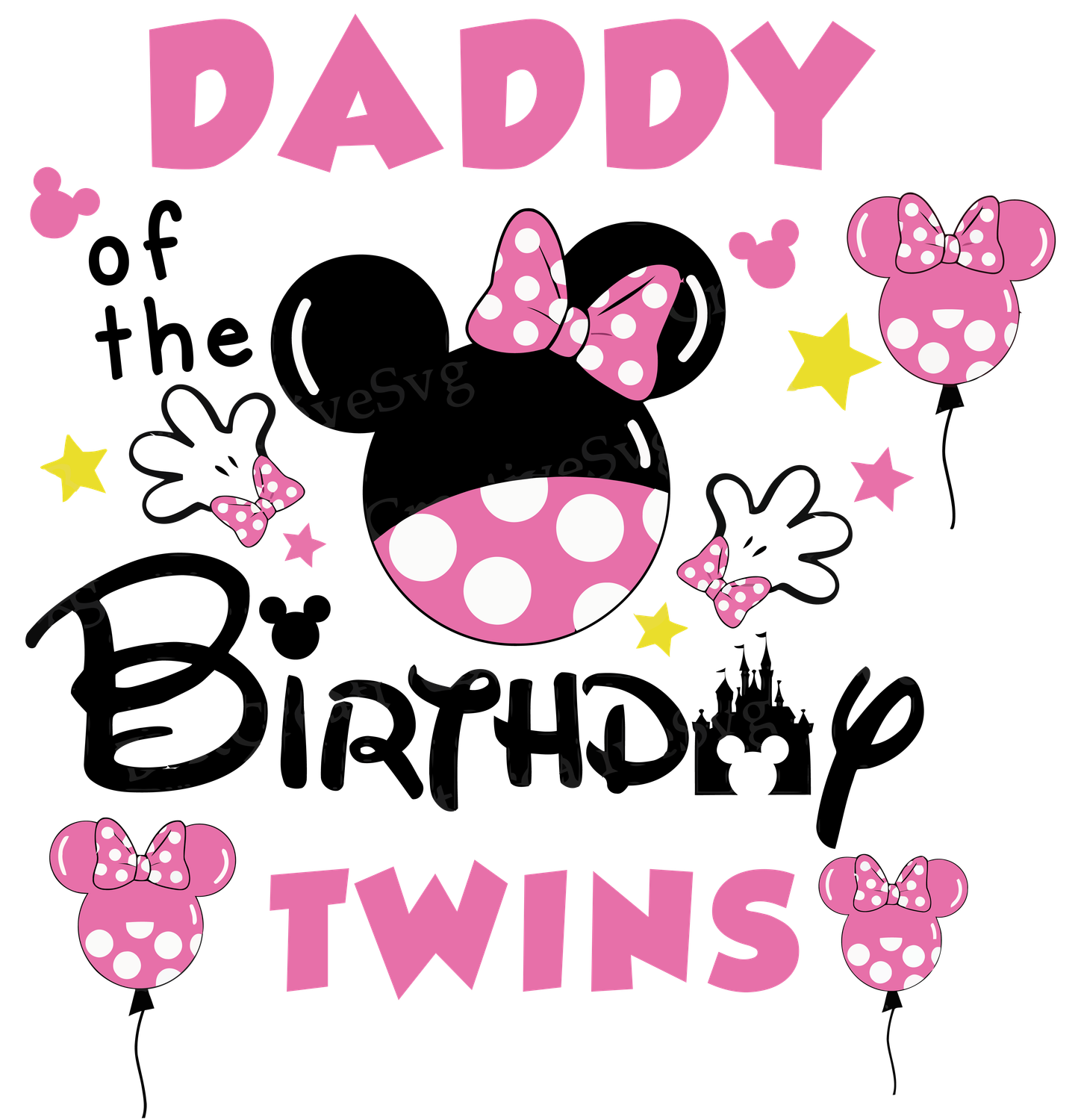 Custom Family Minnie Birthday Shirts