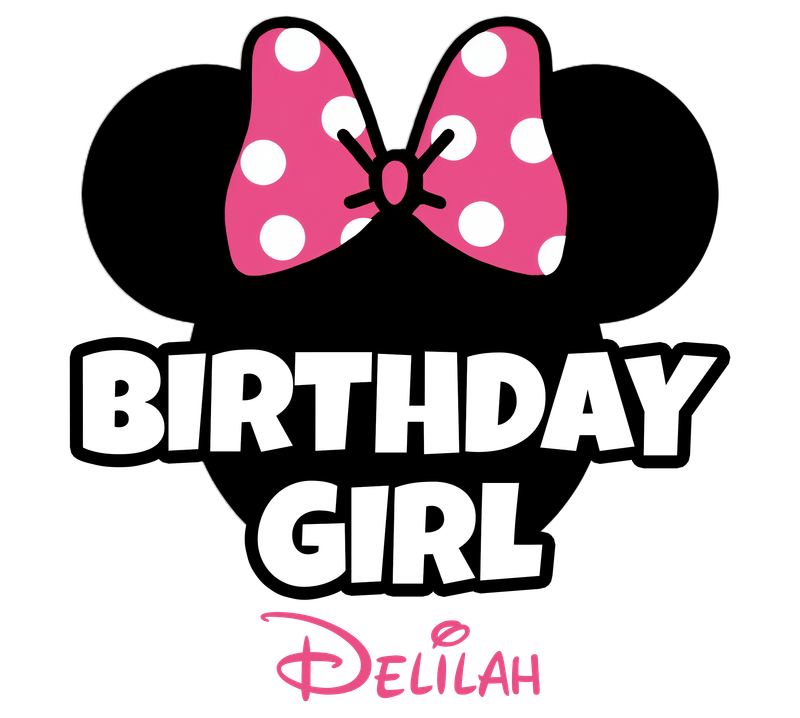 Custom Family Minnie Birthday Shirts